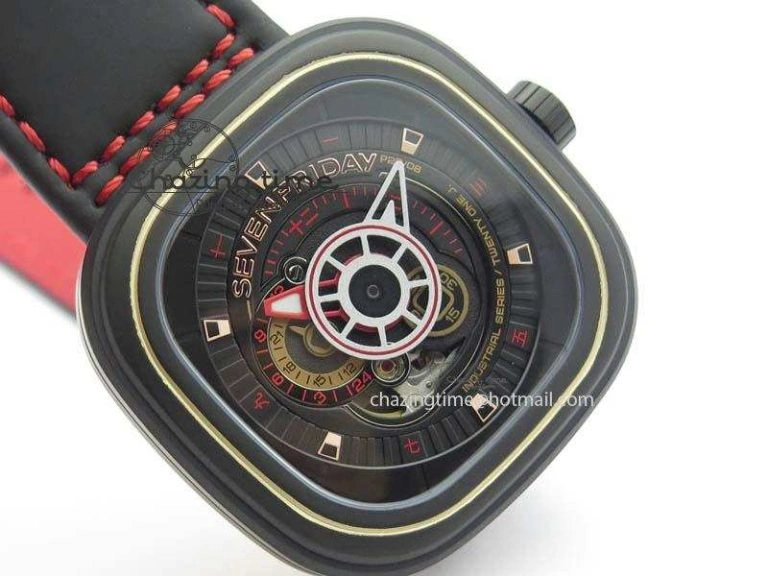 SevenFriday P2B 08 ‘Lucky Edition’ SF Best Edition On Leather Strap Miyota 82S Breathable 9630