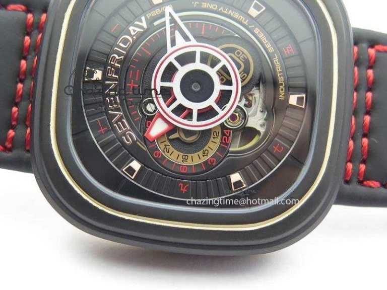 SevenFriday P2B 08 ‘Lucky Edition’ SF Best Edition On Leather Strap Miyota 82S Breathable 9630