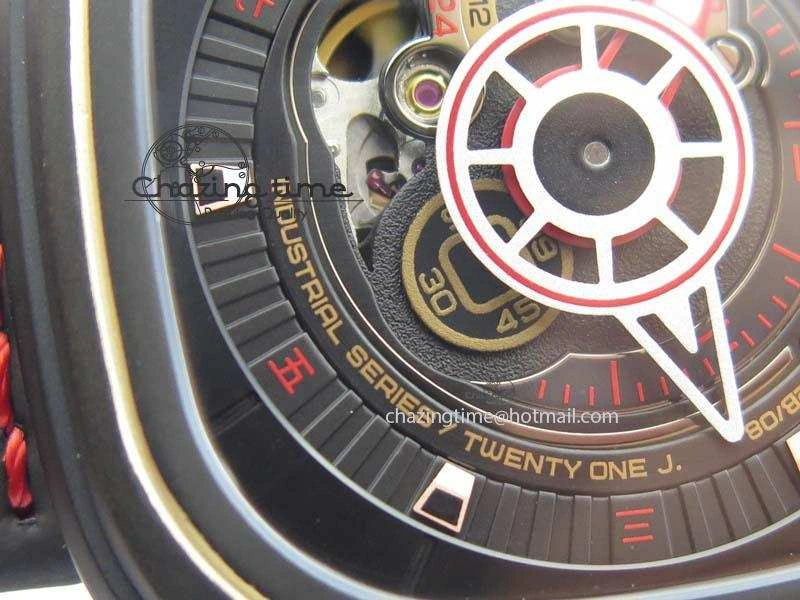 SevenFriday P2B 08 ‘Lucky Edition’ SF Best Edition On Leather Strap Miyota 82S Breathable 9630