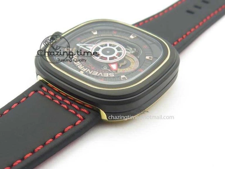 SevenFriday P2B 08 ‘Lucky Edition’ SF Best Edition On Leather Strap Miyota 82S Breathable 9630