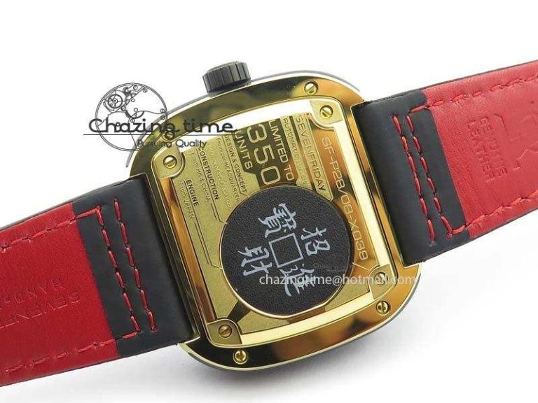 SevenFriday P2B 08 ‘Lucky Edition’ SF Best Edition On Leather Strap Miyota 82S Breathable 9630