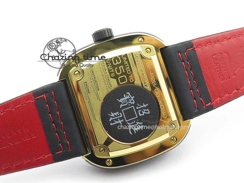SevenFriday P2B 08 ‘Lucky Edition’ SF Best Edition On Leather Strap Miyota 82S Breathable 9630