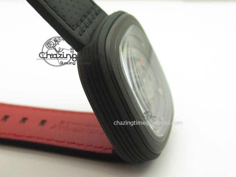 Timeless SevenFriday P3-1 SWF 1:1 Best Edition Black Dial on Black Leather Strap Miyota 82S 9646