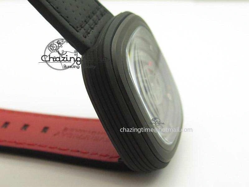 Timeless SevenFriday P3-1 SWF 1:1 Best Edition Black Dial on Black Leather Strap Miyota 82S 9646
