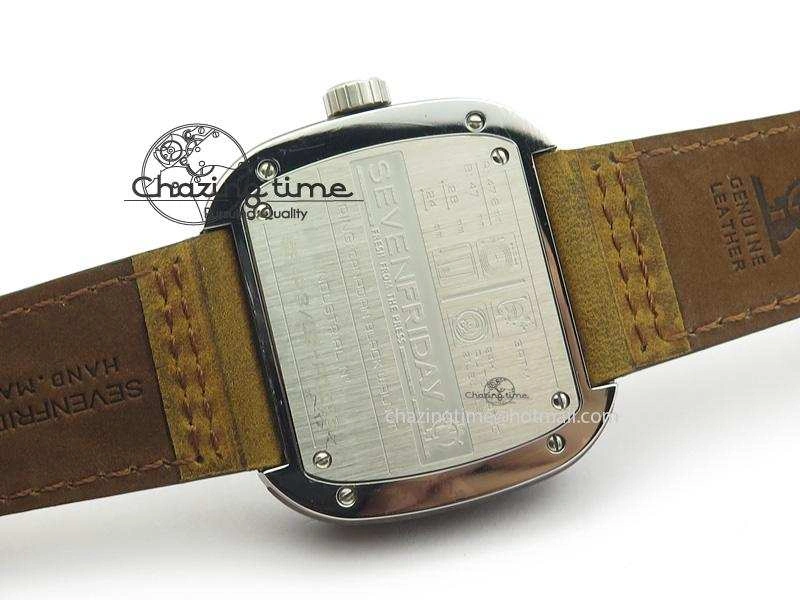 SevenFriday P3-2 ‘Woody’ V6F Best Edition On Brown Asso Strap Miyota 82S Timeless 9636