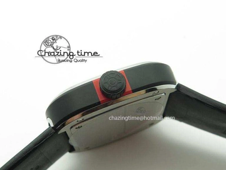 FastDry SevenFriday P3 BB SWF 1:1 Best Edition Black Dial on Black Leather Strap Miyota 82S 9640
