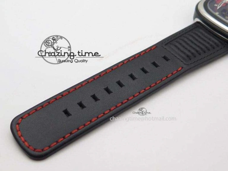 FastDry SevenFriday P3 BB SWF 1:1 Best Edition Black Dial on Black Leather Strap Miyota 82S 9640