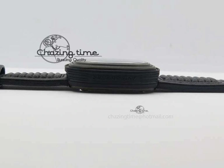 Trendy SevenFriday P3B 01 ‘Racer’ V6F Best Edition On Black Leather Strap Miyota 82S 9634