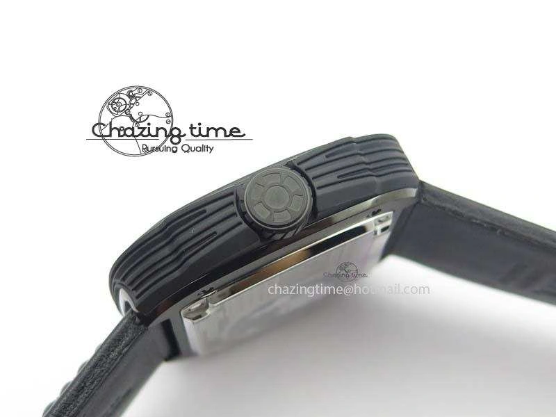 Trendy SevenFriday P3B 01 ‘Racer’ V6F Best Edition On Black Leather Strap Miyota 82S 9634