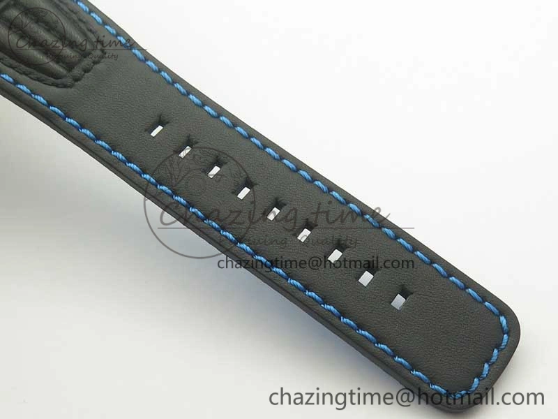 SevenFriday PVD P3B 01 SVF 1:1 Best Edition on Black Blue Leather Strap Miyota 82S7(Free Rubber Strap) DailyWear 9621