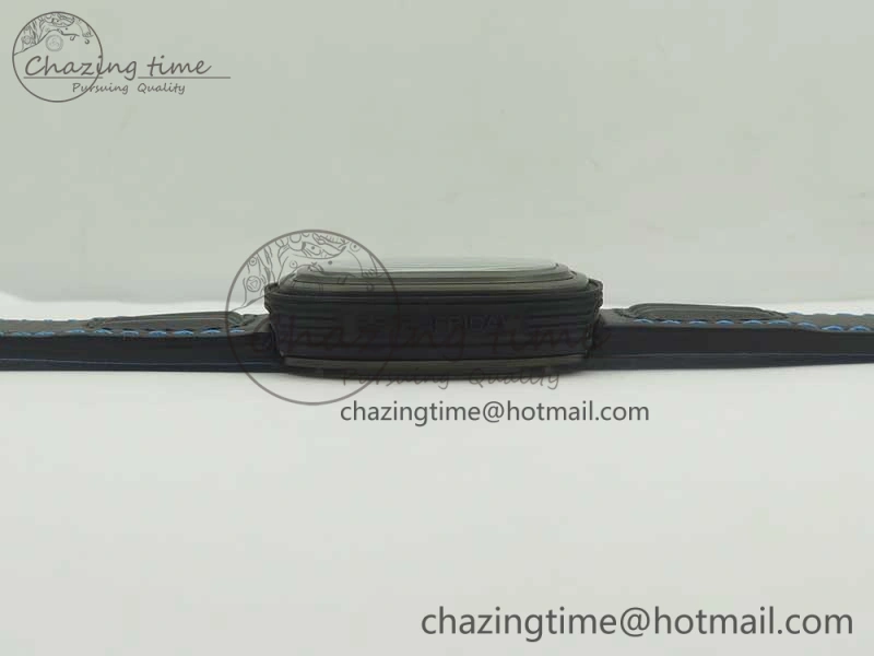 SevenFriday PVD P3B 01 SVF 1:1 Best Edition on Black Blue Leather Strap Miyota 82S7(Free Rubber Strap) DailyWear 9621