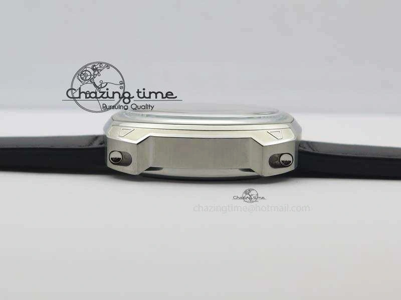 Fashionable SevenFriday Q1-01 V6F 1:1 Best Edition Silver Dial On Black Leather Strap Miyota 82S 9631
