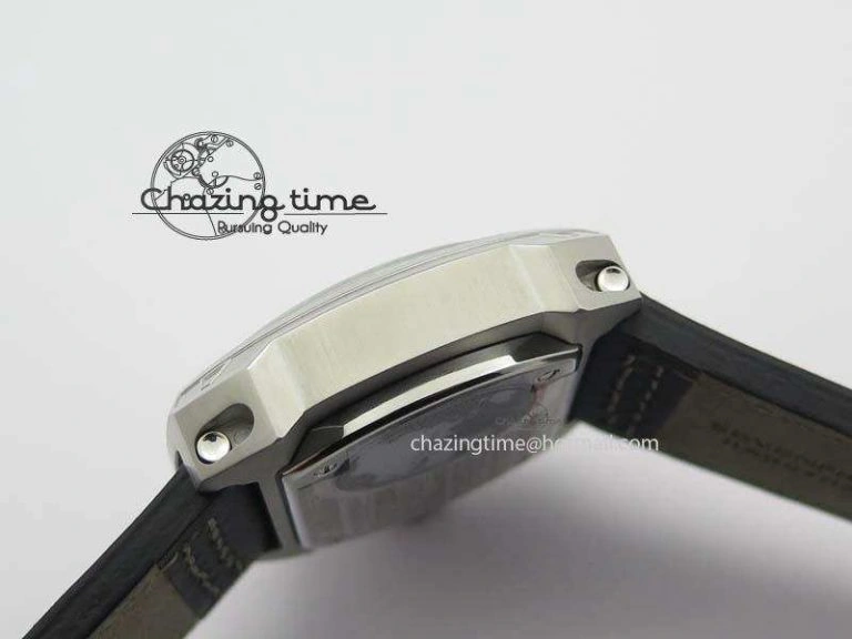 Fashionable SevenFriday Q1-01 V6F 1:1 Best Edition Silver Dial On Black Leather Strap Miyota 82S 9631