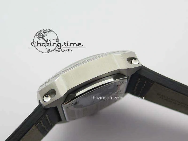 Fashionable SevenFriday Q1-01 V6F 1:1 Best Edition Silver Dial On Black Leather Strap Miyota 82S 9631