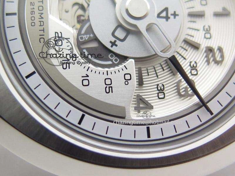 Original SevenFriday V1-01 V6F 1:1 Best Edition Silver Dial On Black Leather Strap Miyota 82S 9649