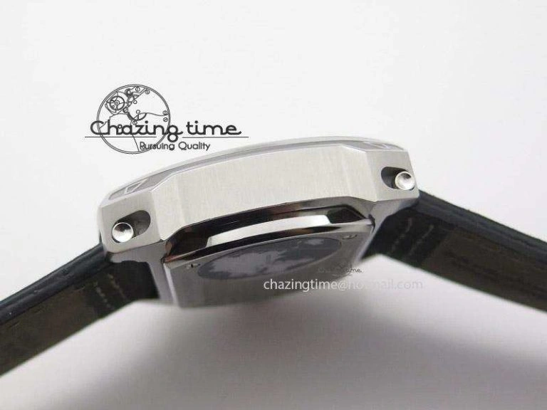 Original SevenFriday V1-01 V6F 1:1 Best Edition Silver Dial On Black Leather Strap Miyota 82S 9649