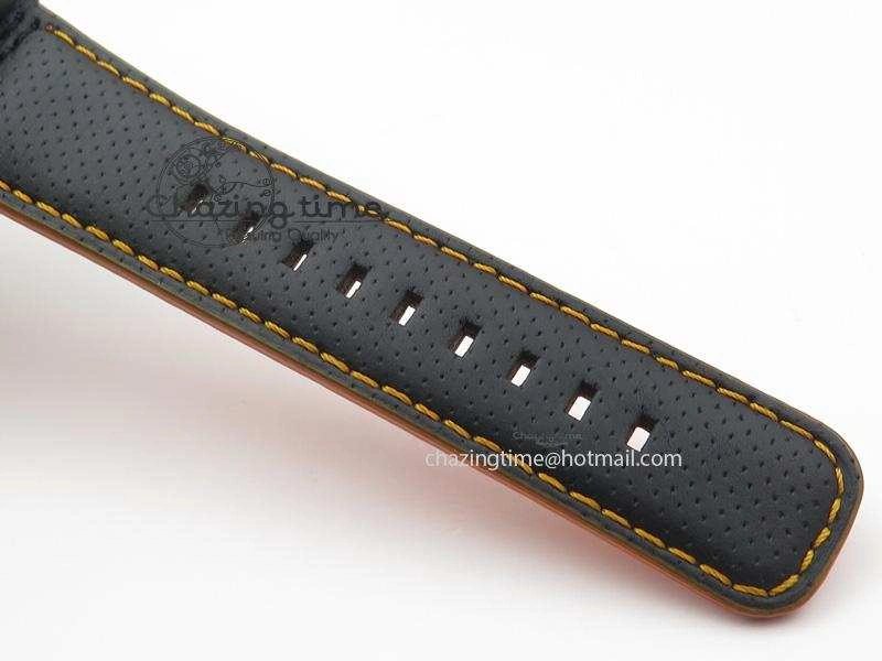 SevenFriday V3-02-GR V6F Best Edition Black Silver Dial Orange Hand On Black Leather Strap Miyota 82S MultiPurpose 9635