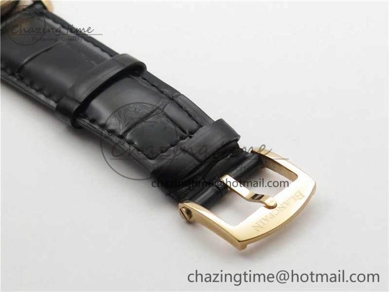 Sexual Revolution Erotic Watch RG ZSF White Dial SS Markers on Black Leather Strap A23J Attractive 4844