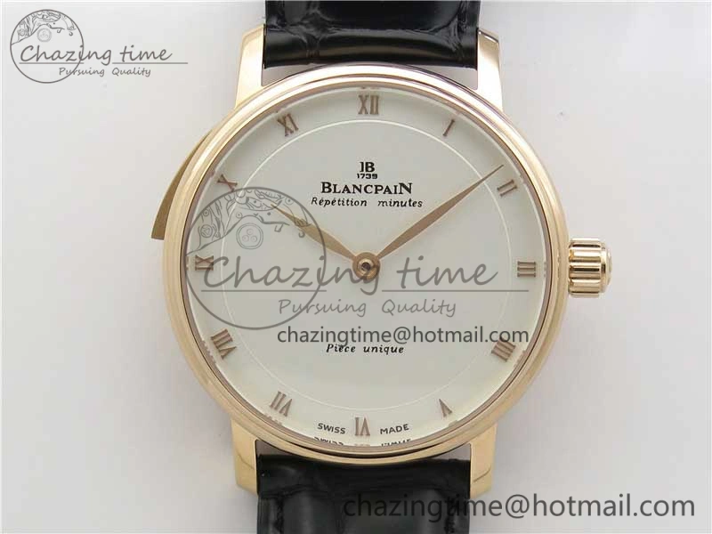 Sexual Revolution Erotic Watch RG ZSF White Dial SS Markers on Black Leather Strap A23J Attractive 4844