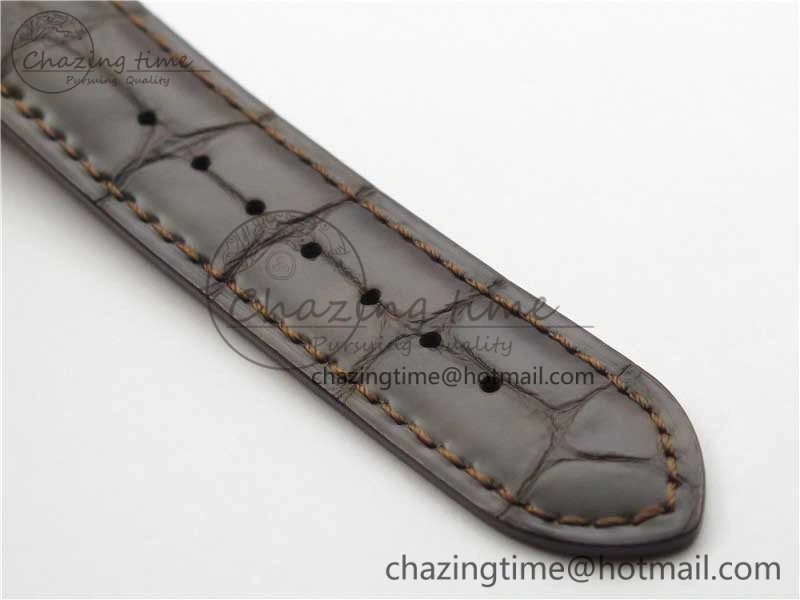 UrbanStyle Sexual Revolution Erotic Watch SS ZSF White Dial Gold Markers on Brown Leather Strap A23J 4847