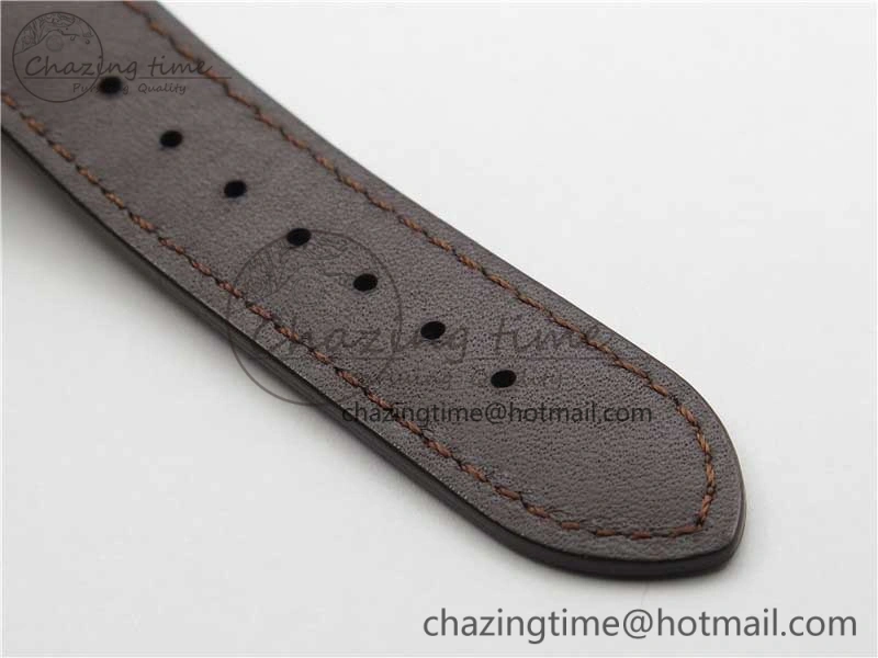 UrbanStyle Sexual Revolution Erotic Watch SS ZSF White Dial Gold Markers on Brown Leather Strap A23J 4847