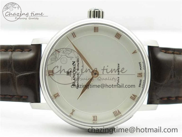 UrbanStyle Sexual Revolution Erotic Watch SS ZSF White Dial Gold Markers on Brown Leather Strap A23J 4847