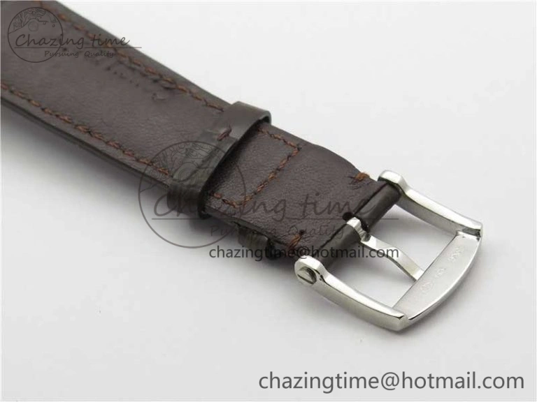 UrbanStyle Sexual Revolution Erotic Watch SS ZSF White Dial Gold Markers on Brown Leather Strap A23J 4847