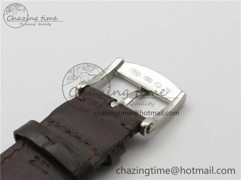 UrbanStyle Sexual Revolution Erotic Watch SS ZSF White Dial Gold Markers on Brown Leather Strap A23J 4847