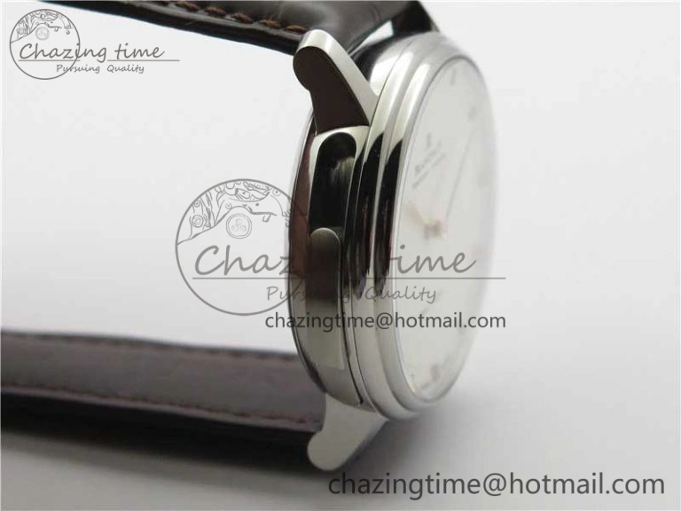 UrbanStyle Sexual Revolution Erotic Watch SS ZSF White Dial Gold Markers on Brown Leather Strap A23J 4847