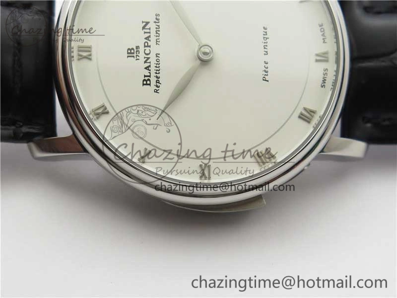 ComfortFit Sexual Revolution Erotic Watch SS ZSF White Dial SS Markers on Black Leather Strap A23J 4846