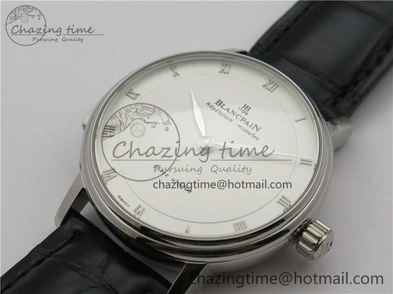 ComfortFit Sexual Revolution Erotic Watch SS ZSF White Dial SS Markers on Black Leather Strap A23J 4846