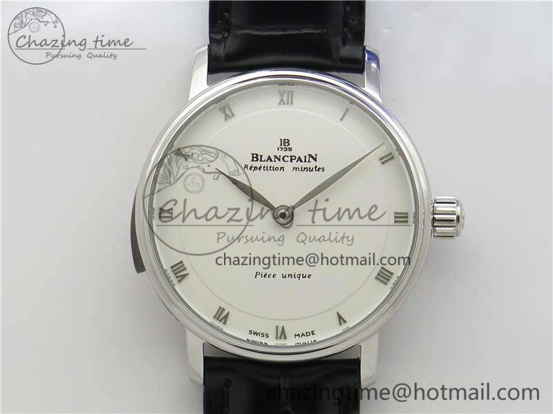 ComfortFit Sexual Revolution Erotic Watch SS ZSF White Dial SS Markers on Black Leather Strap A23J 4846