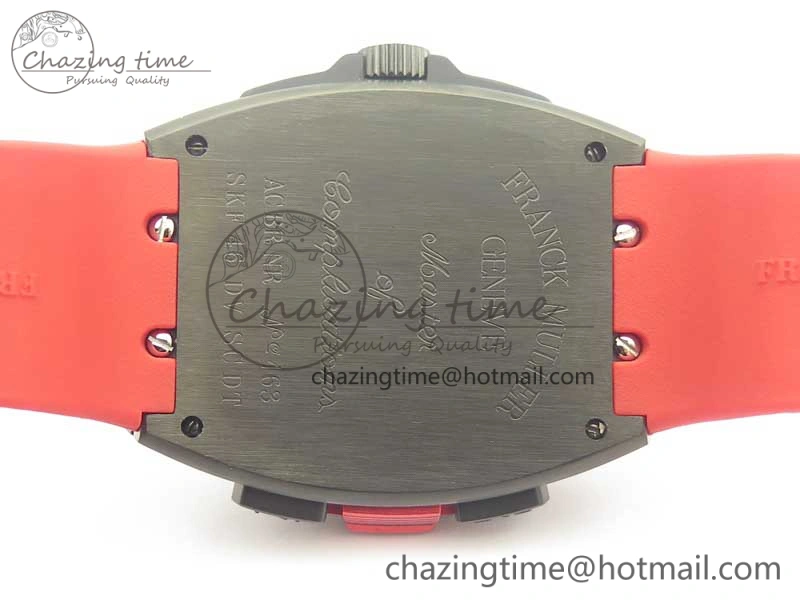 EyeCatching Skafander DLC  Red On Red Rubber Strap MIYOTA 6586