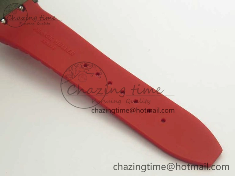 EyeCatching Skafander DLC  Red On Red Rubber Strap MIYOTA 6586