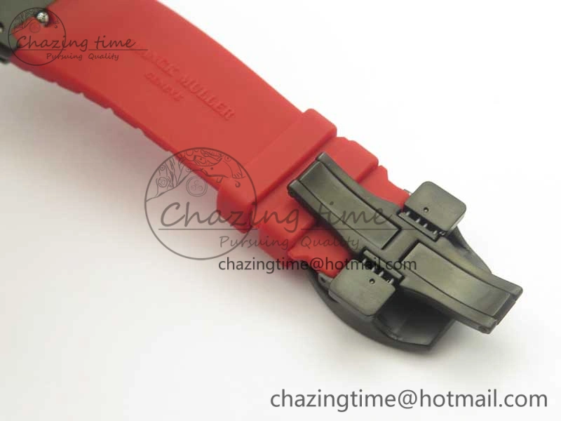 EyeCatching Skafander DLC  Red On Red Rubber Strap MIYOTA 6586