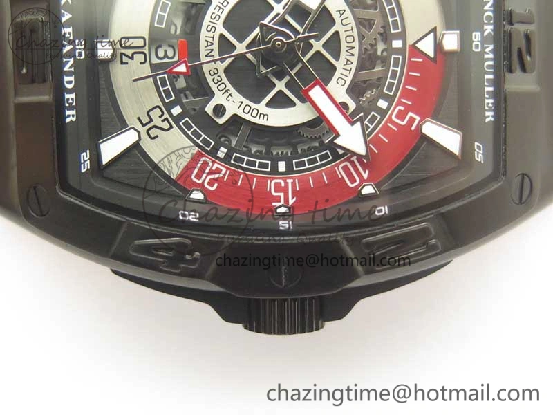 EyeCatching Skafander DLC  Red On Red Rubber Strap MIYOTA 6586