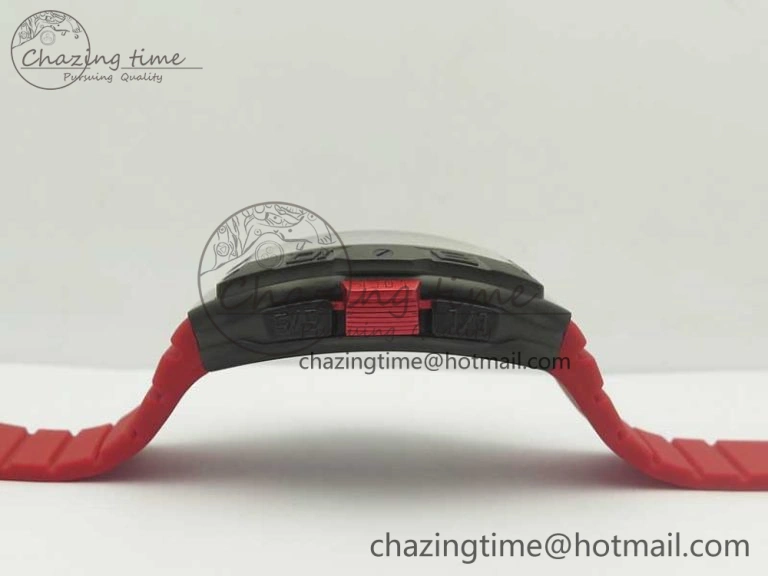 EyeCatching Skafander DLC  Red On Red Rubber Strap MIYOTA 6586