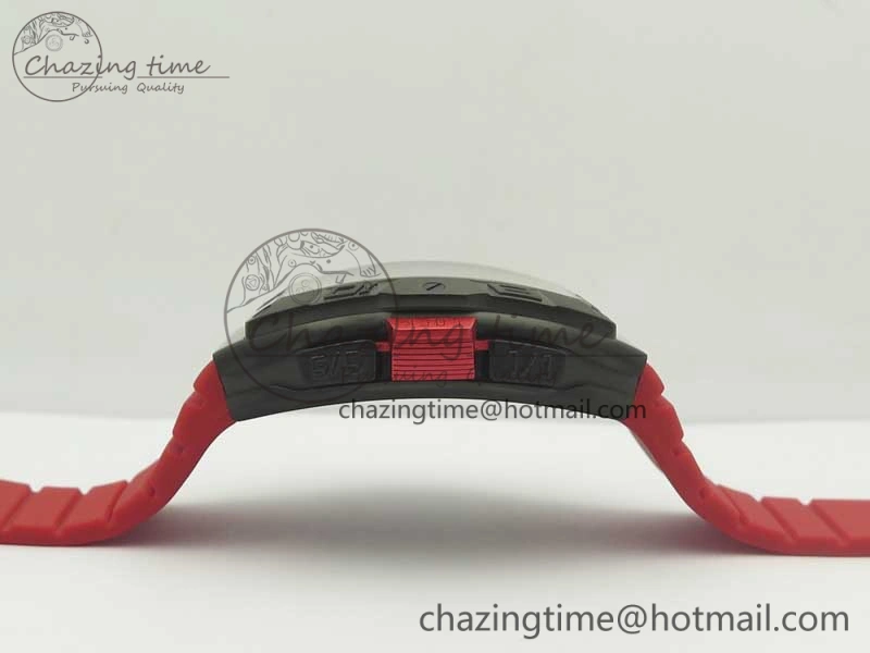 EyeCatching Skafander DLC  Red On Red Rubber Strap MIYOTA 6586