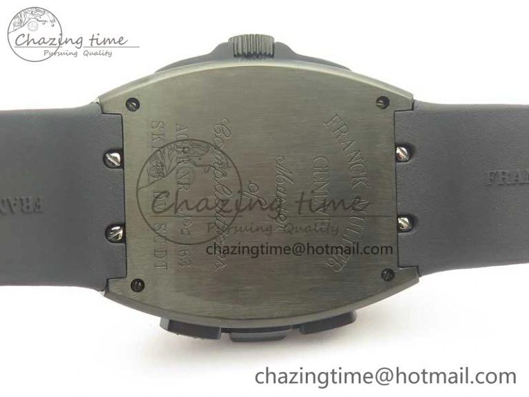 Skafander RG Black On Black Rubber Strap MIYOTA TopPick 6589