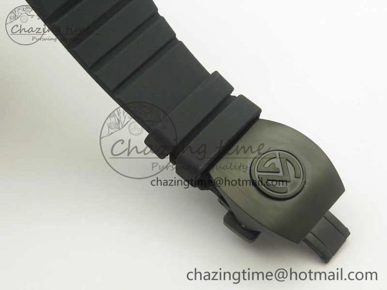 Skafander RG Black On Black Rubber Strap MIYOTA TopPick 6589