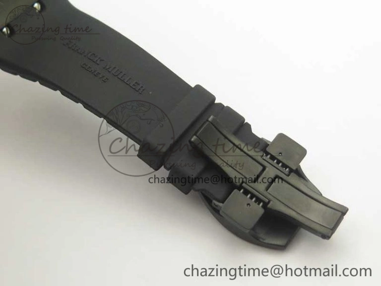 Skafander RG Black On Black Rubber Strap MIYOTA TopPick 6589