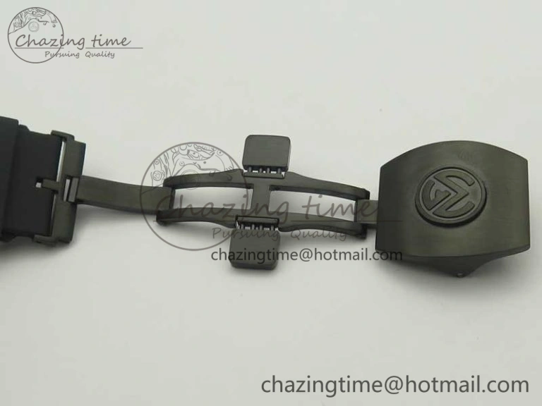 Skafander RG Black On Black Rubber Strap MIYOTA TopPick 6589