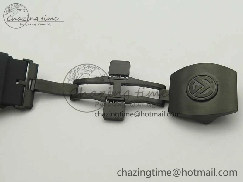 Skafander RG Black On Black Rubber Strap MIYOTA TopPick 6589
