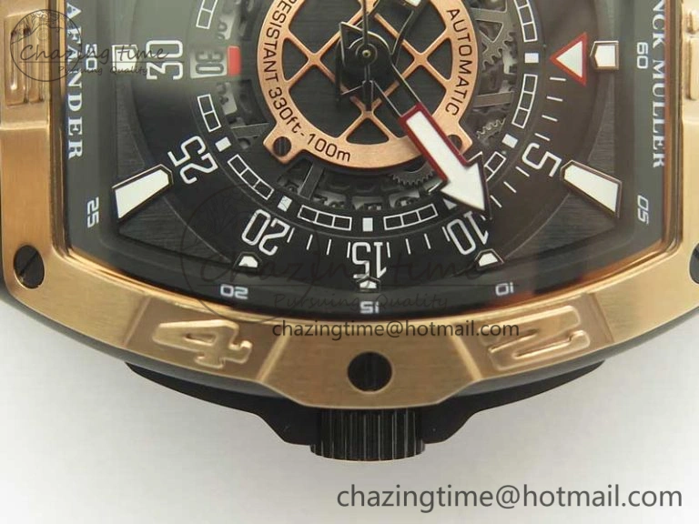 Skafander RG Black On Black Rubber Strap MIYOTA TopPick 6589