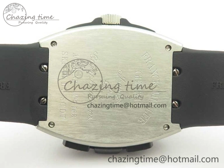 Elegant Skafander SS Black On Black Rubber Strap MIYOTA 6587