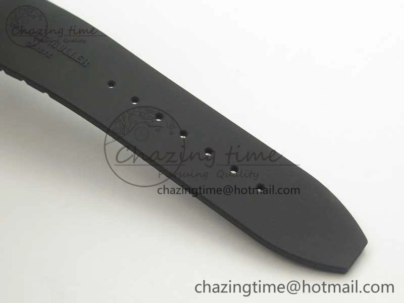 Elegant Skafander SS Black On Black Rubber Strap MIYOTA 6587