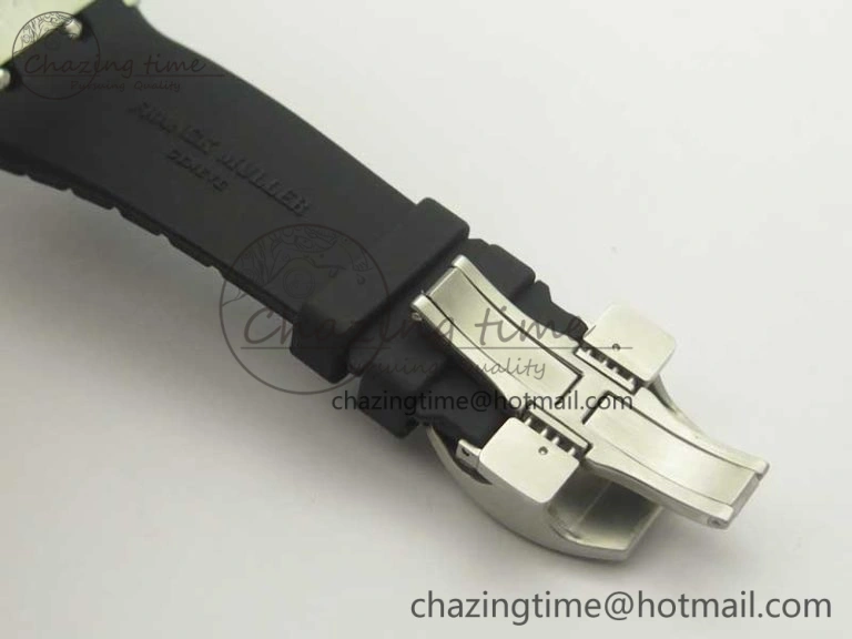 Elegant Skafander SS Black On Black Rubber Strap MIYOTA 6587