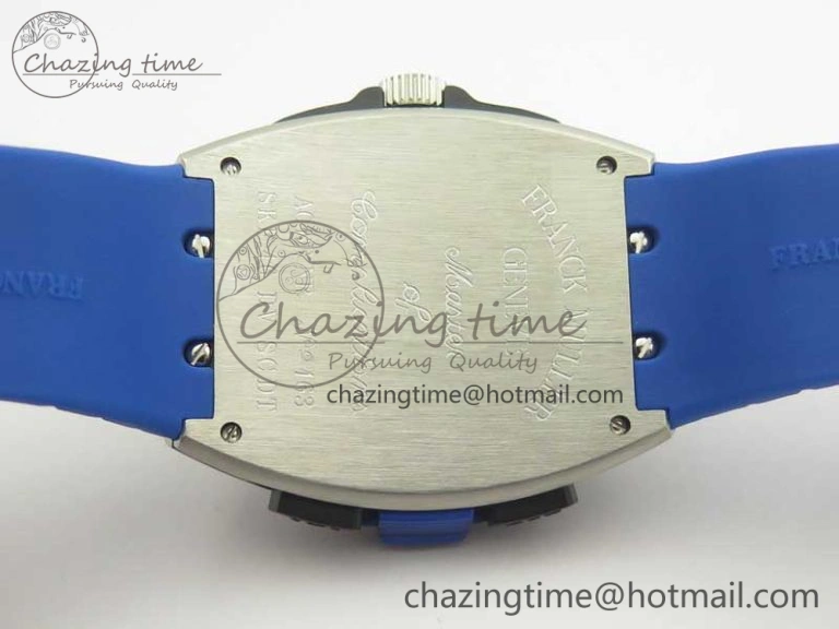 Skafander SS Blue On Blue Rubber Strap MIYOTA Modern 6585