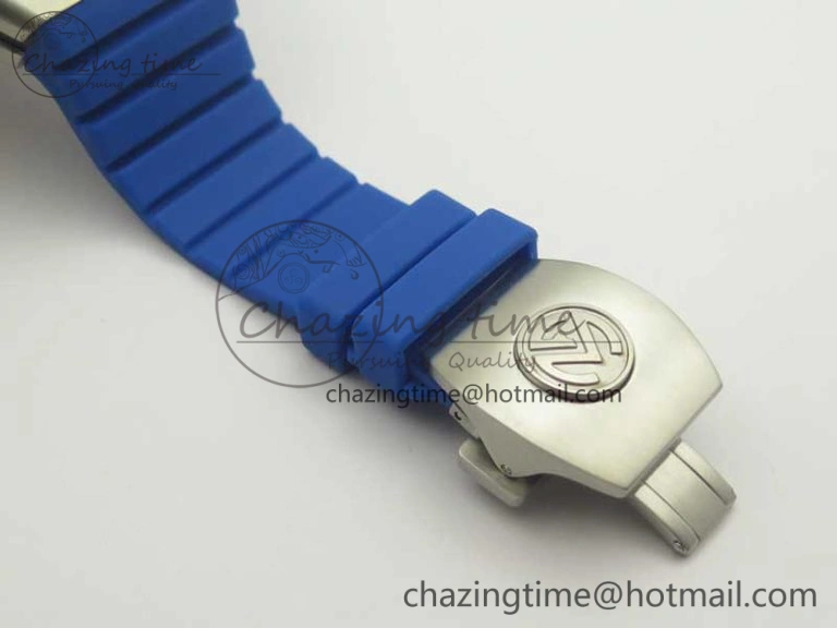 Skafander SS Blue On Blue Rubber Strap MIYOTA Modern 6585