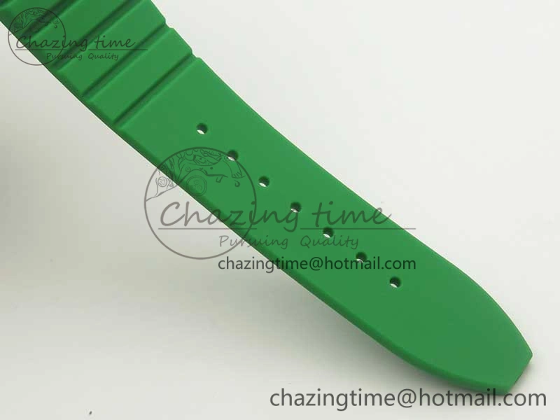 Skafander SS Green On Green Rubber Strap MIYOTA TopPick 6582